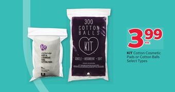Rexall Kit cotton cosmetic pads or cotton balls offer