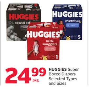 Rexall Huggies super boxed diapers offer