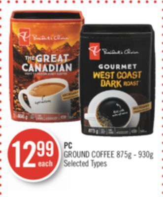 Shoppers Drug Mart Pc ground coffee offer