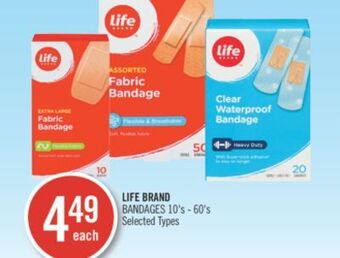 Shoppers Drug Mart Life brand bandages offer