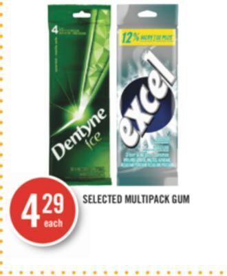 Shoppers Drug Mart Selected multipack gum offer