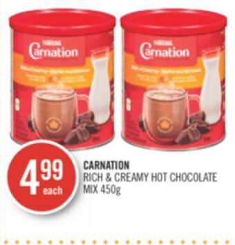 Shoppers Drug Mart Carnation rich & creamy hot chocolate mix offer