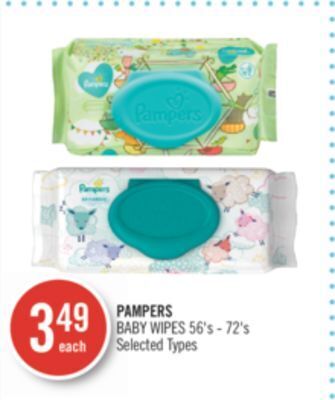 Shoppers Drug Mart Pampers baby wipes offer