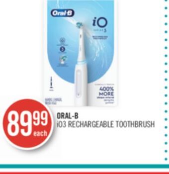Shoppers Drug Mart Oral-b io3 rechargeable toothbrush offer