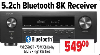 2001 Audio Video Denon 5.2ch bluetooth 8k receiver offer