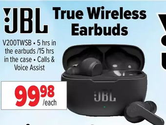 2001 Audio Video Jbl true wireless earbuds offer