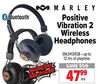 2001 Audio Video Marley positive vibration 2 wireless headphones offer
