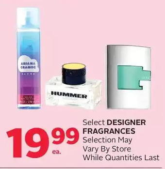 Rexall Designer fragrances offer