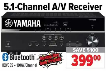2001 Audio Video Yamaha 5.1-channel a/v receiver offer