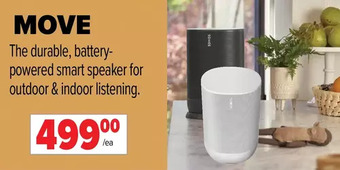 2001 Audio Video Move the durable, battery-powered smart speaker for outdoor & indoor listening offer