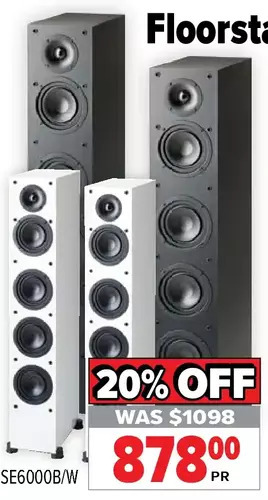 2001 Audio Video Floorstanding speakers offer