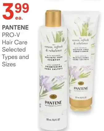 IDA Pharmacy Pantene pro-v hair care offer