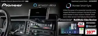 2001 Audio Video Pioneer 6.2" multimedia video receiver offer