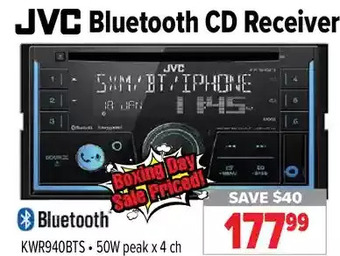 2001 Audio Video Jvc bluetooth cd receiver offer