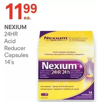 IDA Pharmacy Nexium 24hr acid reducer capsules offer