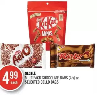 Shoppers Drug Mart Nestlé multipack chocolate bars or cello bags offer