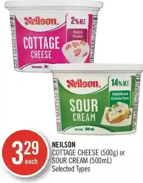 Shoppers Drug Mart Neilson cottage cheese or sour cream offer