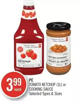 Shoppers Drug Mart Pc tomato ketchup or cooking sauce offer