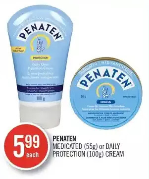 Shoppers Drug Mart Penaten medicated or daily protection cream offer