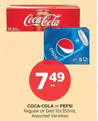 Rexall Coca-cola or pepsi offer