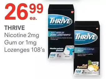 Remedy's RX Thrive nicotine gum or lozenges offer