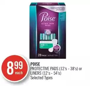 Shoppers Drug Mart Poise protective pads or liners offer