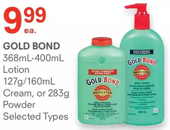 Remedy's RX Gold bond lotion cream or powder offer