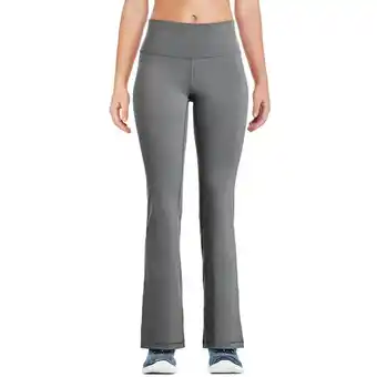 Walmart Ladies' athletic works poly yoga pant offer