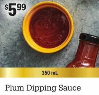 Plum dipping sauce 350ml