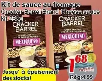 Marche C&T Cracker barrel brand cheese sauce kit 280g offer