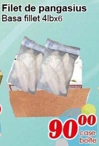 Marche C&T Filet de pangasius basa fillet 4lbx6 offer