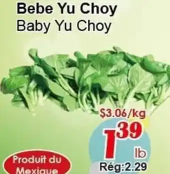 Marche C&T Bebe yu choy, baby yu choy offer