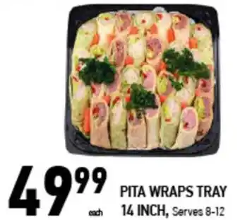 Coppa's Fresh Market Pita wraps tray 14 inch offer