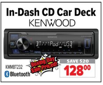 2001 Audio Video Kenwood in-dash cd car deck offer