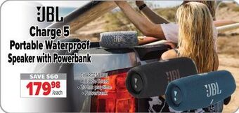 2001 Audio Video Jbl charge 5 portable waterproof speaker with powerbank offer
