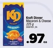 Real Canadian Superstore Kraft dinner macaroni & cheese 225g offer