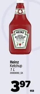 Real Canadian Superstore Heinz ketchup 1L offer