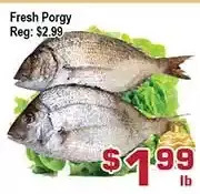 Top Food Supermarket Fresh porgy offer