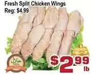 Top Food Supermarket Fresh split chicken wings offer