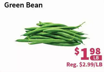 Blue Sky Supermarket Green bean offer