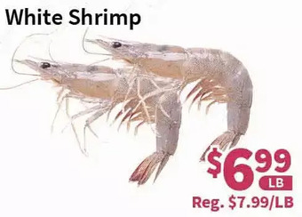 Blue Sky Supermarket White shrimp offer