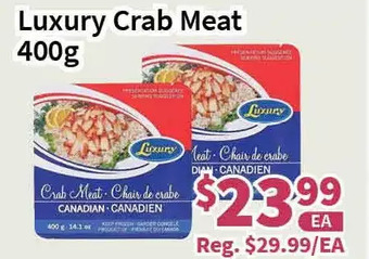 Blue Sky Supermarket Luxury crab meat offer