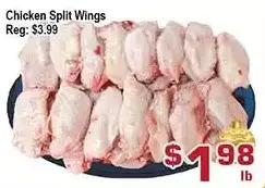 Top Food Supermarket Chicken split wings offer