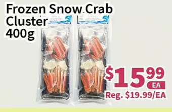 Blue Sky Supermarket Frozen snow crab cluster offer