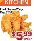 Top Food Supermarket Fried chicken wings offer