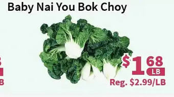 Blue Sky Supermarket Baby nai you bok choy offer