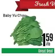 Nations Fresh Foods Baby yu choy offer
