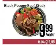 Nations Fresh Foods Black pepper beef steak offer