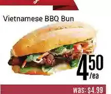 Nations Fresh Foods Vietnamese bbq bun offer
