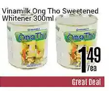 Nations Fresh Foods Vinamilk ong tho sweetened whitener offer